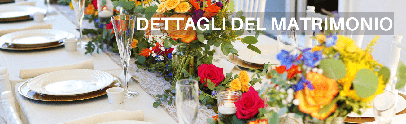 ACQUISTA I DETTAGLI DEL MATRIMONIO